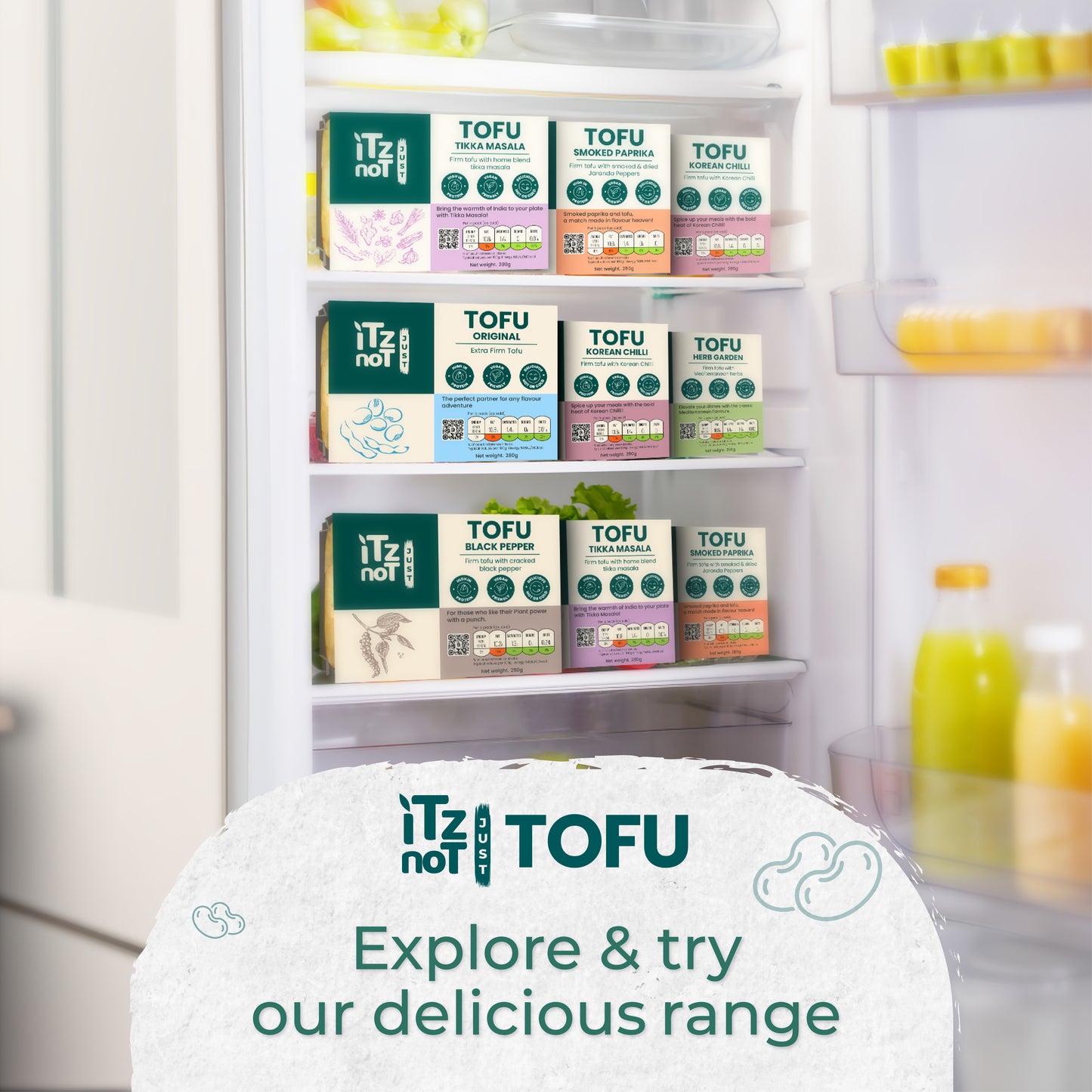 'iTz noT Just' Tofu - Smoked Paprika