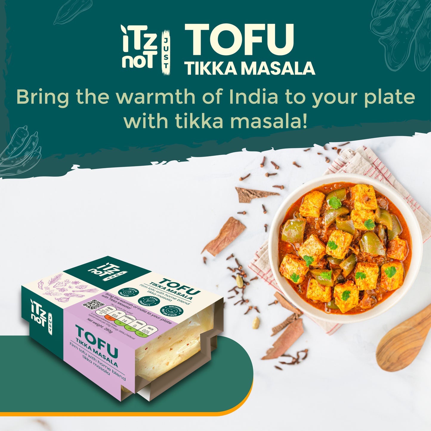 'iTz noT Just' Tofu - Tikka Masala