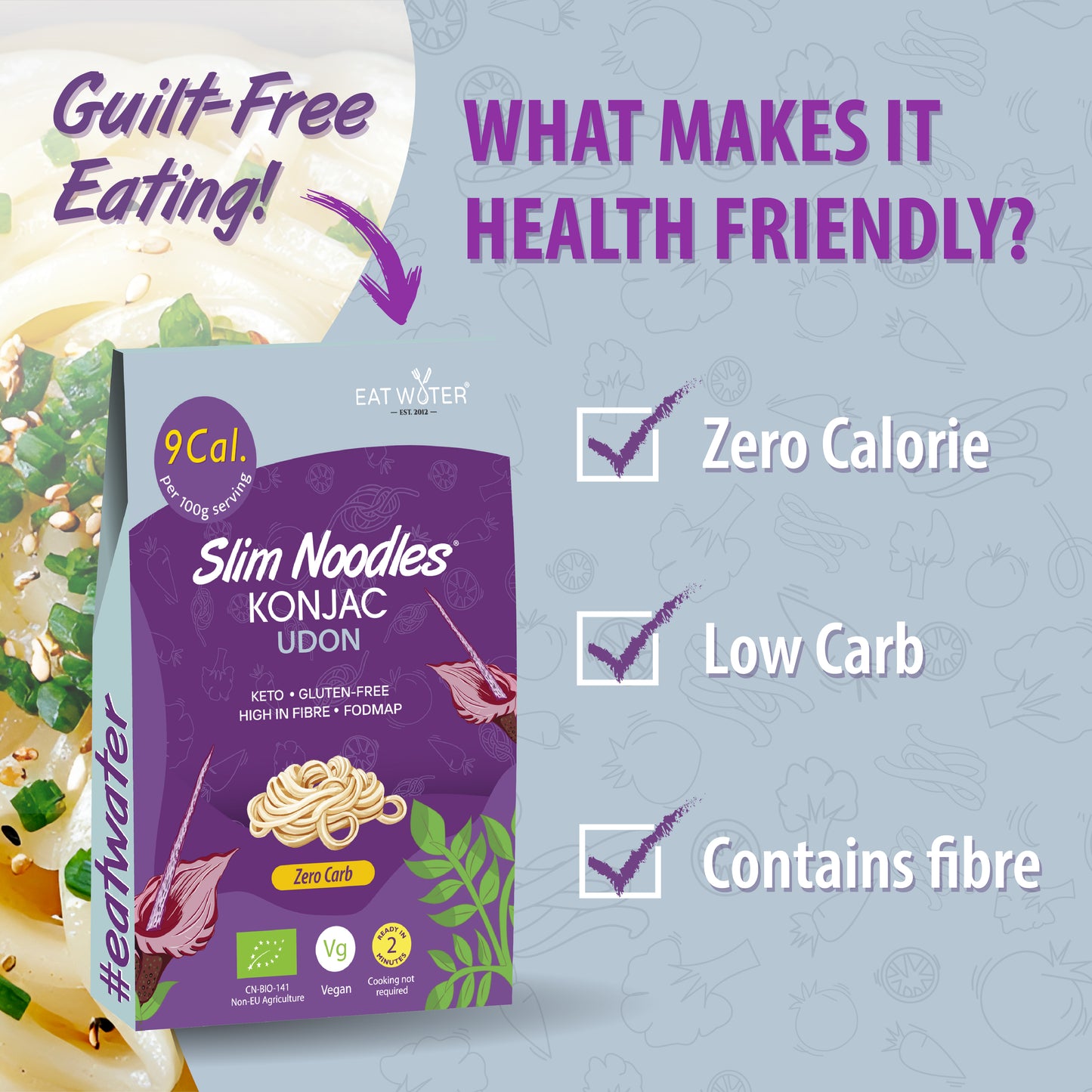 Eat Water Slim Organic Udon