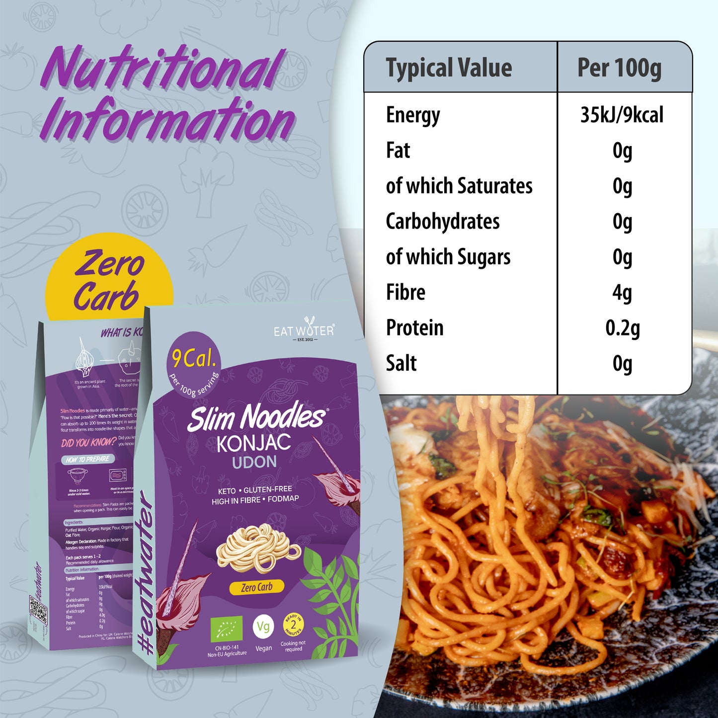 Eat Water Slim Organic Udon