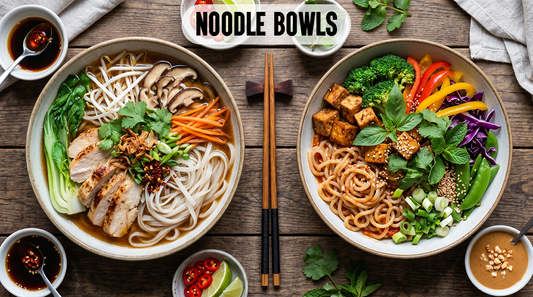 Noodle Bowls: Healthy Konjac & Rice Noodles Recipe Ideas