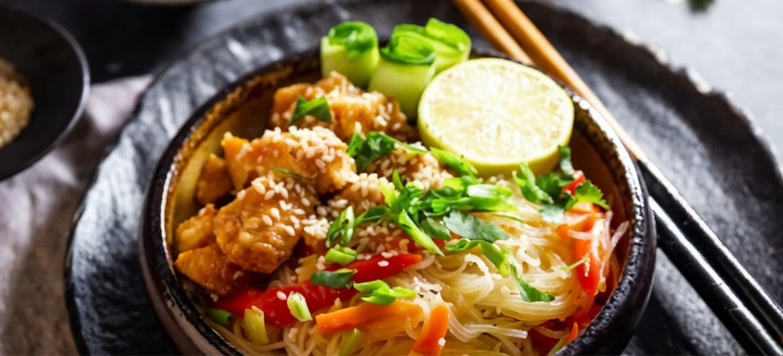 Lemon Herb Chicken Konjac Shirataki Noodles