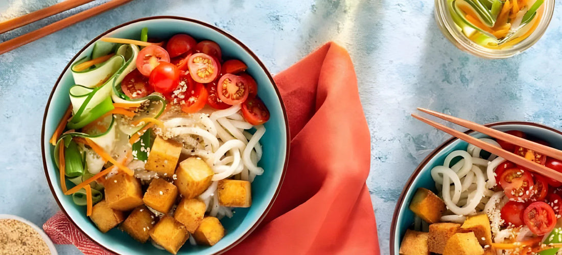 Tofu & Greens Konjac Udon Bowl (GLP - 1 Friendly)