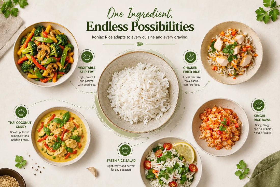 Creative Ways to Use Konjac Rice in Everyday Cooking