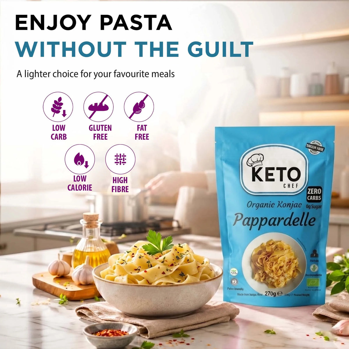 Keto Chef Pappardelle Pasta