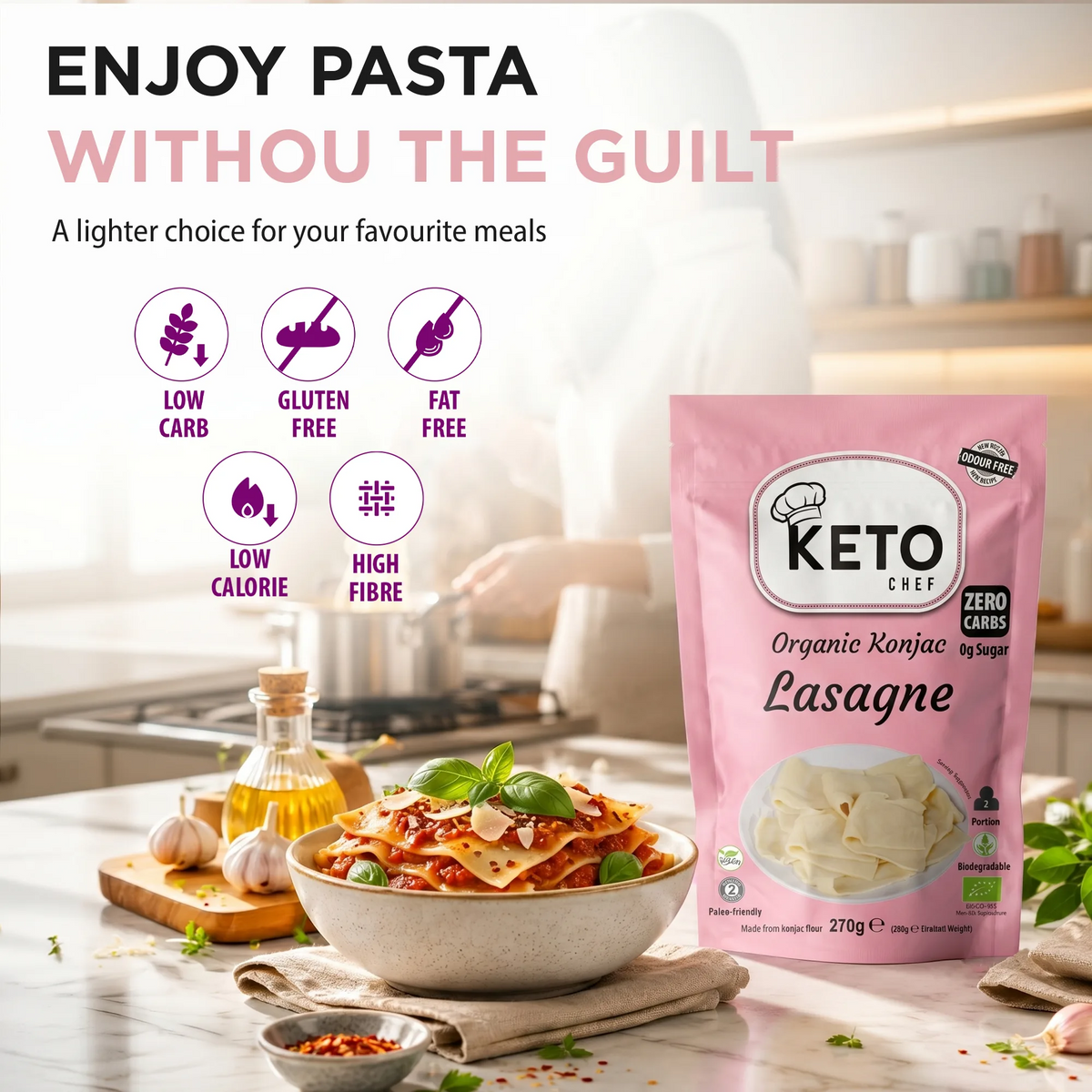 Keto Chef Lasagne Pasta