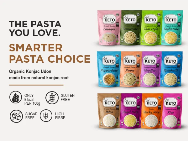 Keto Chef Konjac Combo (Rice, Pasta, Noodles)