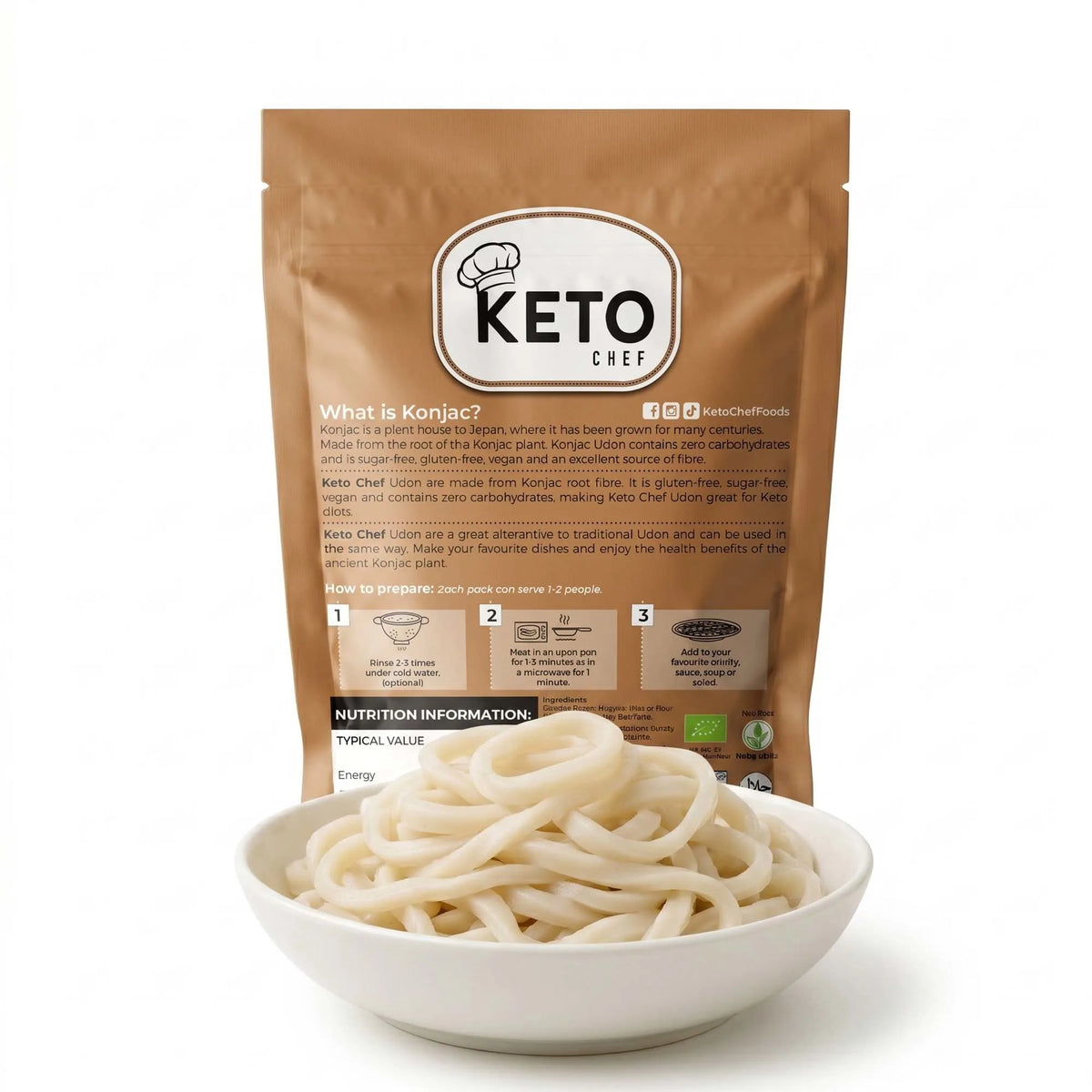 Keto Chef Udon Noodles