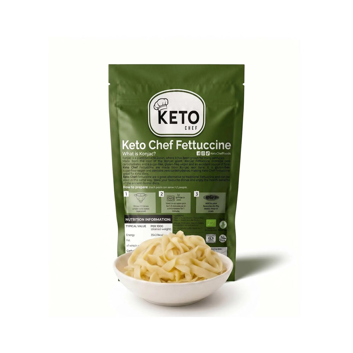 Keto Chef Fettuccine Pasta