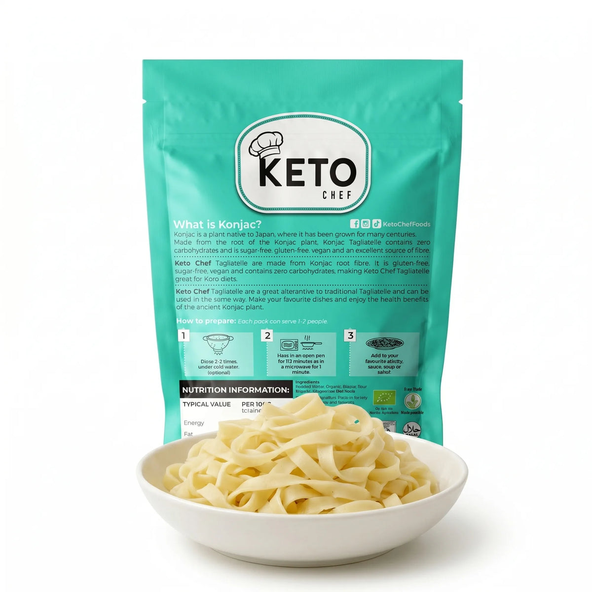 Keto Chef Tagliatelle Pasta