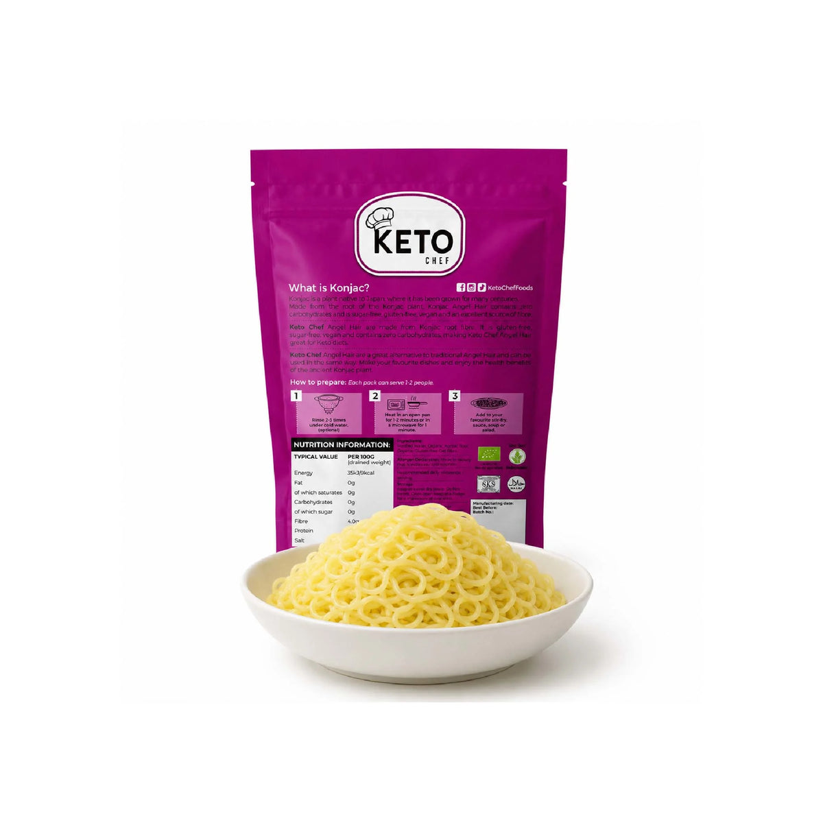 Keto Chef Angel Hair Pasta