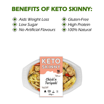 Keto Skinny Chick'n Teriyaki