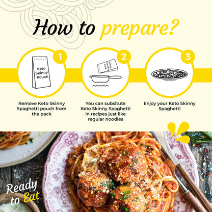 Keto Skinny Spaghetti Pasta