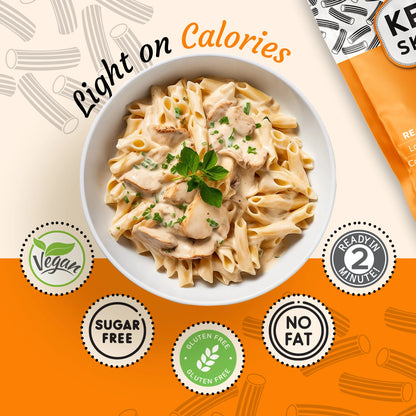 Keto Skinny Penne Pasta