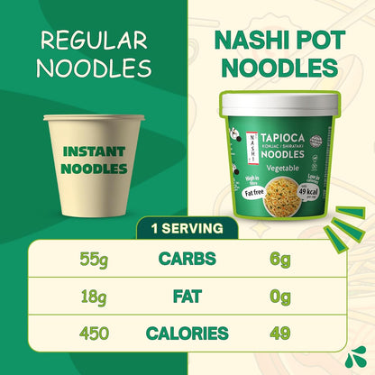 Nashi Tapioca Konjac Shirataki Pot Noodles -Vegetable