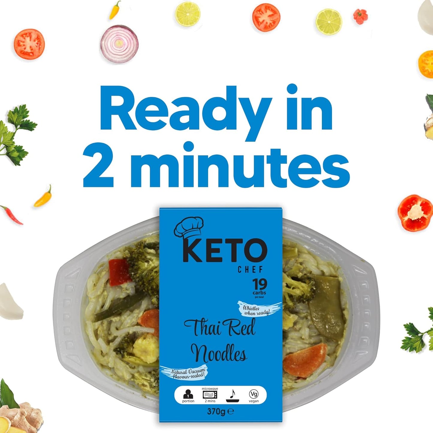Keto Chef Thai Red Curry Noodles
