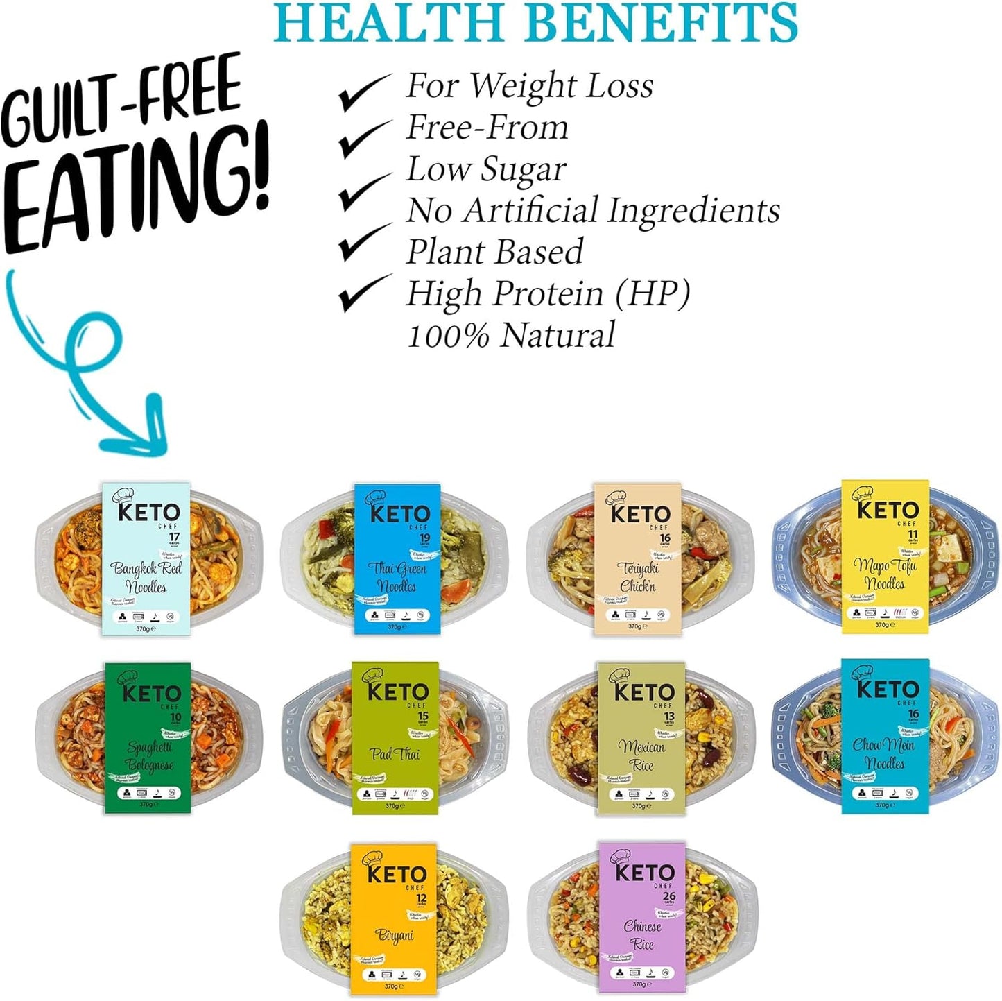 Keto Chef Chilled Variety (Pack of 10) Combo