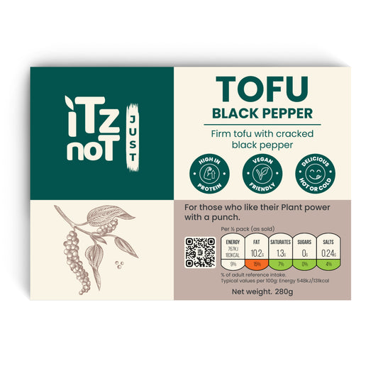 'iTz noT Just' Tofu - Black Pepper