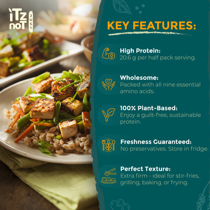 'iTz noT Just' Tofu - Black Pepper