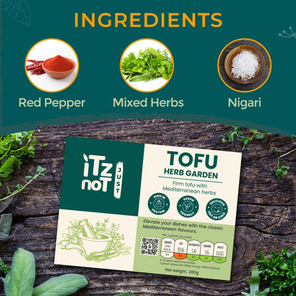'iTz noT Just' Tofu -  Mediterranean Herbs