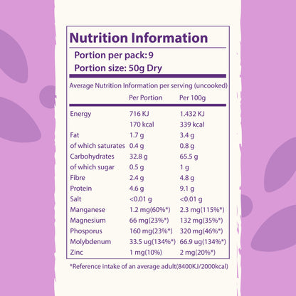 Jasberry - Organic Superfood Rice, Soft & Aromatic Whole Grain Purple Rice, High in Antioxidants, Non-GMO, Gluten-free, Easy to cook, Versatile USDA Certified Organic, Vegan (15 Oz Resealable Zip Bag)