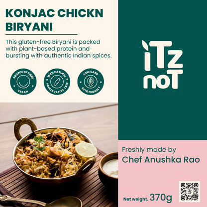 iTz noT Konjac Chick'n Biryani