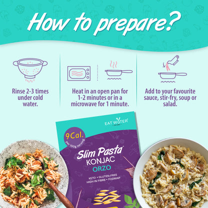 Eat Water Slim Organic Orzo