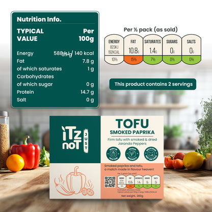 'iTz noT Just' Tofu - Smoked Paprika
